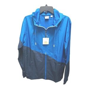 Puma Mens Alpha Lightweight Windbreaker Sport Hooded Jacket Outerwear SIZE XS
